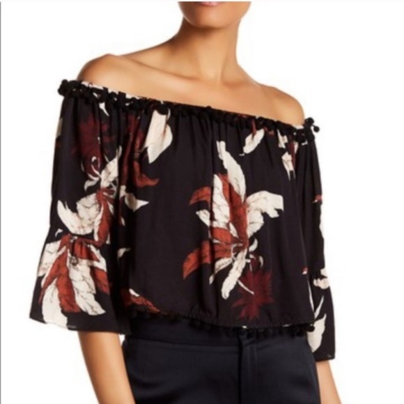 Tularosa Tops - tularosa Alexa Off the Shoulder floral Blouse